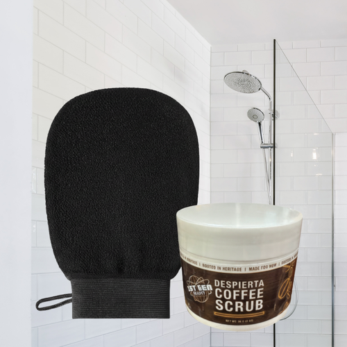Despierta Coffee Scrub & Exfoliating Body Mitt Bundle