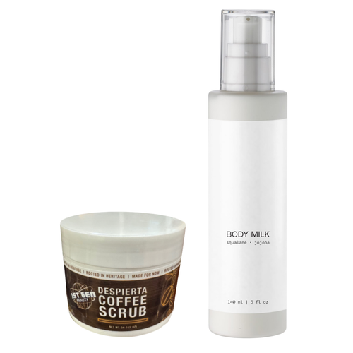 Despierta Coffee Scrub & Body Milk Moisturizing Mist Bundle