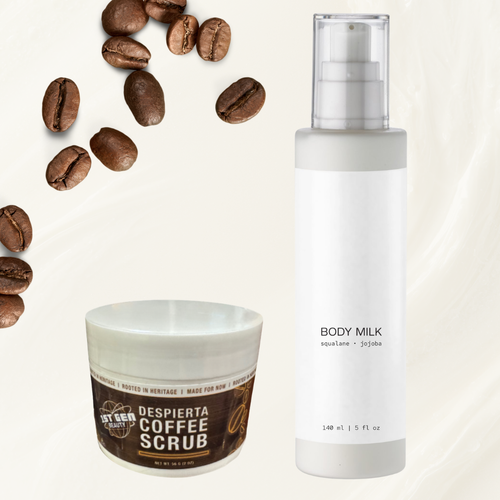 Despierta Coffee Scrub & Body Milk Moisturizing Mist Bundle