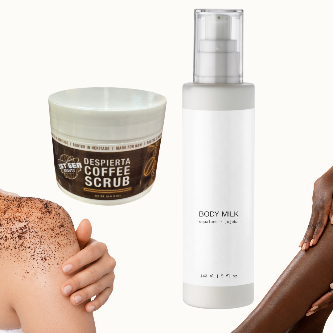Despierta Coffee Scrub & Body Milk Moisturizing Mist Bundle