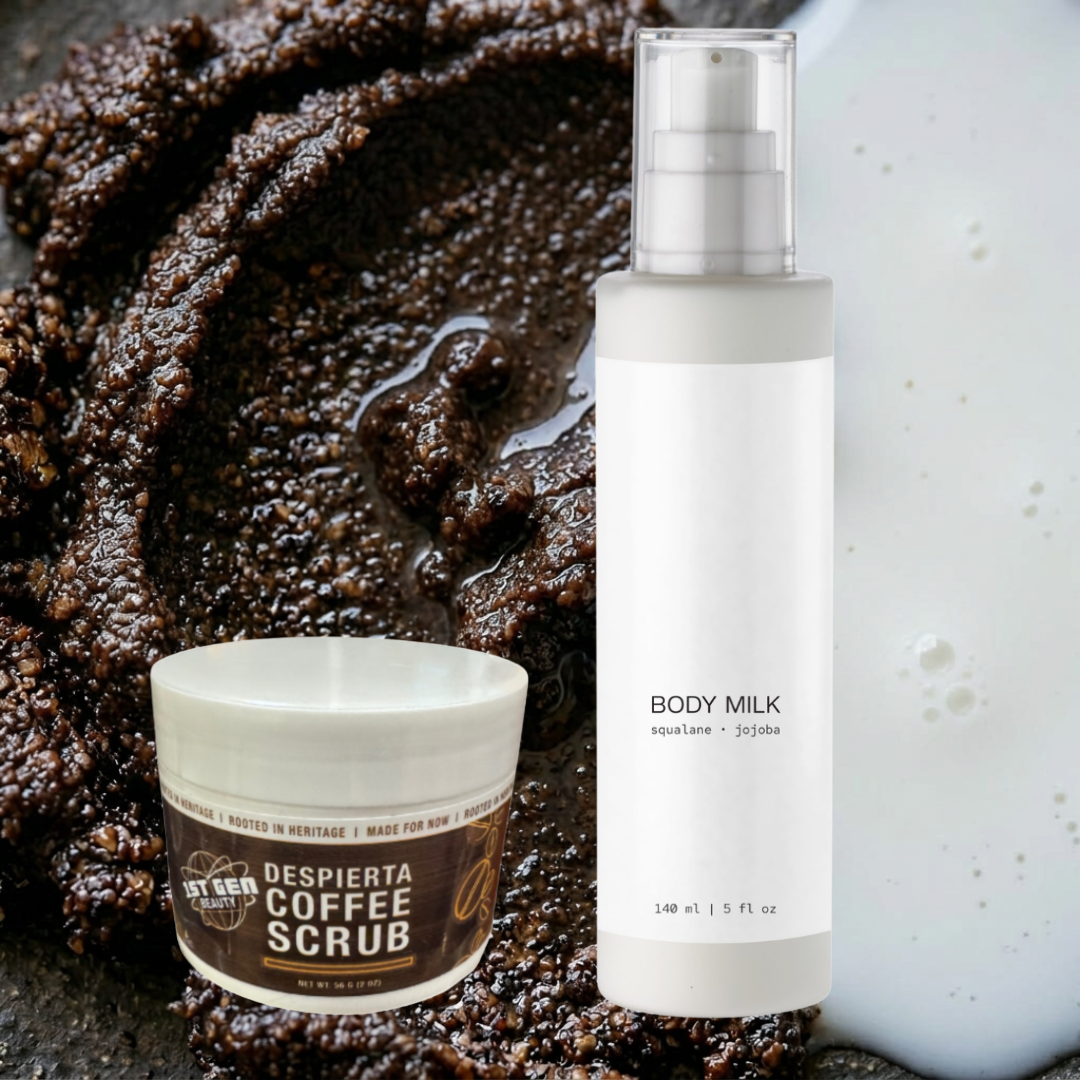 Despierta Coffee Scrub & Body Milk Moisturizing Mist Bundle